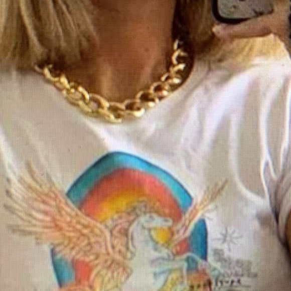 Chucky Gold and Silver Chain Necklace - Picture 10 of 10